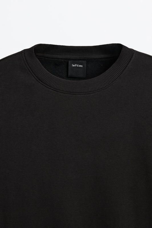 Lefties Basic sweatshirt Black