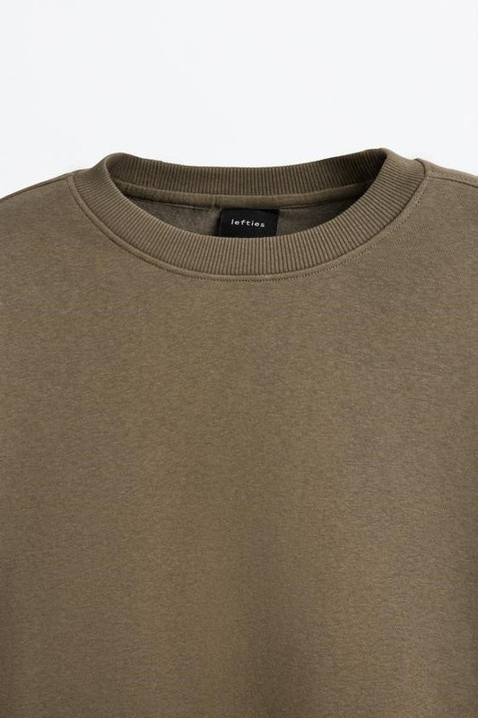 Lefties Basic sweatshirt Brown