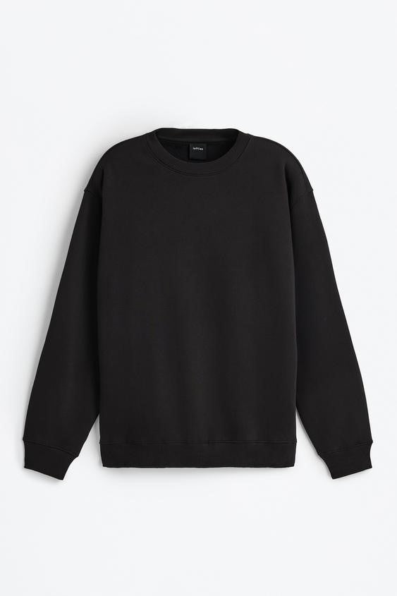 Lefties Basic sweatshirt Black