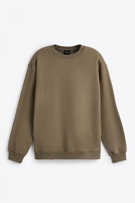 Lefties Basic sweatshirt Brown